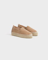 Suede Double Sole Espadrilles – Vintage Taupe | Manebí | 
