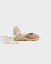 Suede Low Wedge Espadrilles - Women's Bestsellers | 