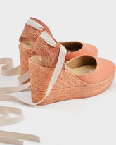 Espadrillas con Zeppa in Pelle Scamosciata  | 