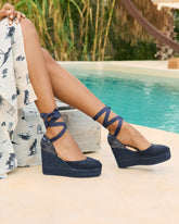 Suede Wedge Espadrilles - Wedge Espadrilles | 