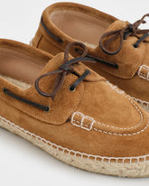 Suede Boat-Shoes Espadrilles | 