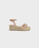 Soft Suede Three Bands Platform - Women's Shoes | 