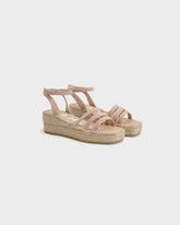 Sandali Espadrillas in Suede Morbido a Tre Fasce | 