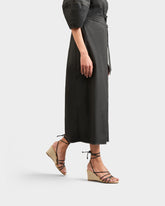 Espadrillas con Zeppa Bassa in Pelle con Lacci | 