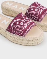 Sandali in Cotone Bandana con Doppia Suola | 