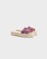 Sandali in Cotone Bandana con Doppia Suola | 