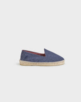 Tangana Linen Espadrilles – Navy Blue | Luca Rubinacci x Manebí | 