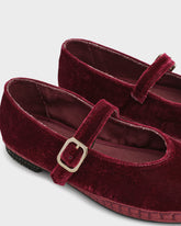 Silk Velvet Mary Jane Slippers | 