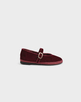 Silk Velvet Mary Jane Slippers - Ballet Flats & Slippers | 