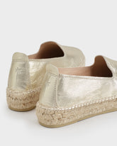 Espadrillas in Pelle Metallizzata | 