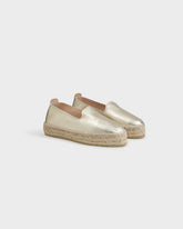 Espadrillas in Pelle Metallizzata | 