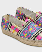 Espadrillas con Doppia Suola in Rafia a Motivo | 