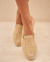 Raffia Mules - Women’s Mules | 