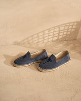 Suede Embroidered Espadrilles | 